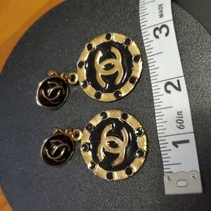 Chanel clip on earrings